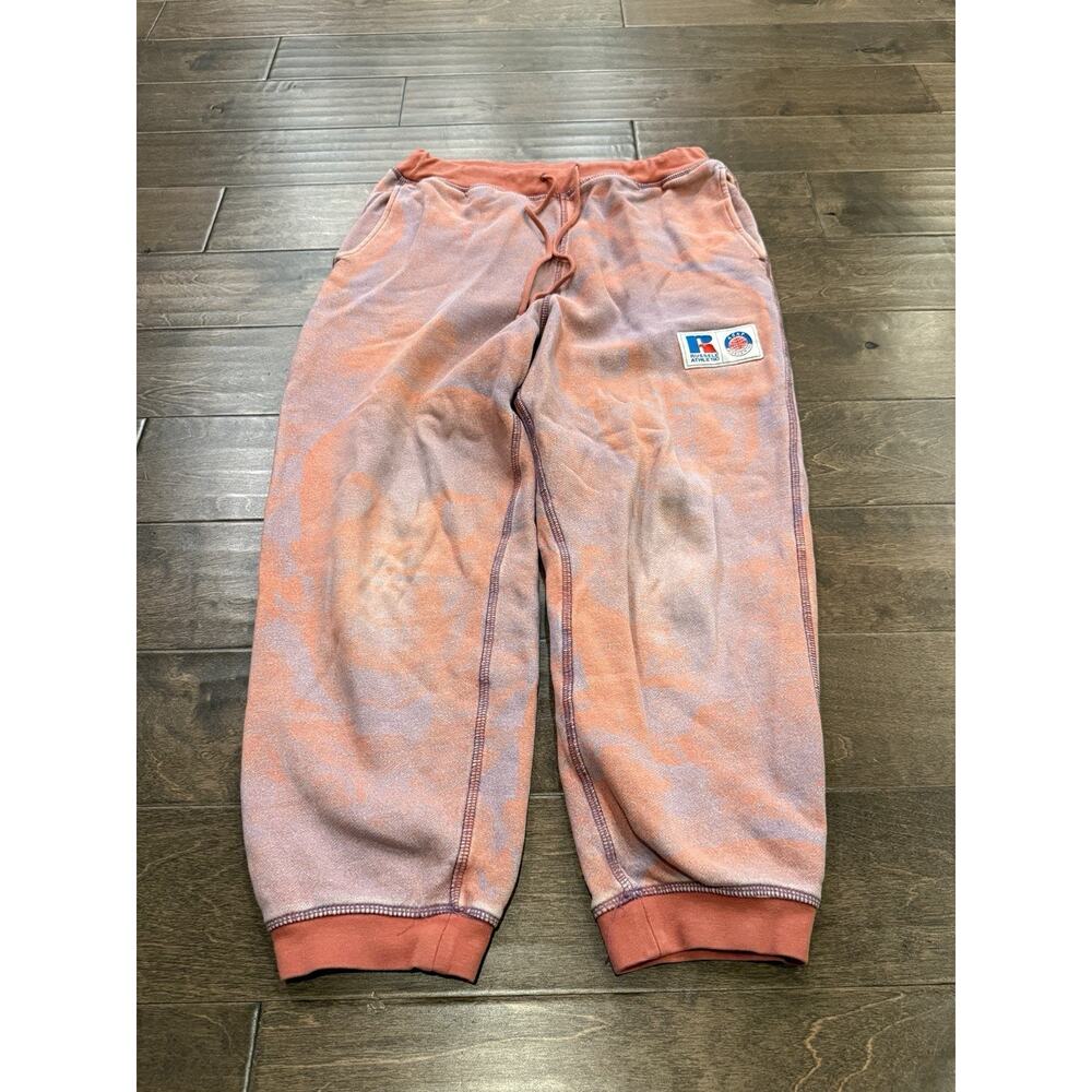 ASAP Worldwide X Russell Athletic Mens Orange Purple Sweatpants Size S Small - Picture 2 of 11